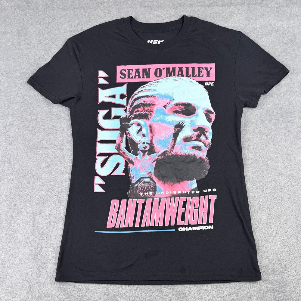 UFC Sean O'Malley Suga Bantamweight Champion Graphic Tee Black Medium